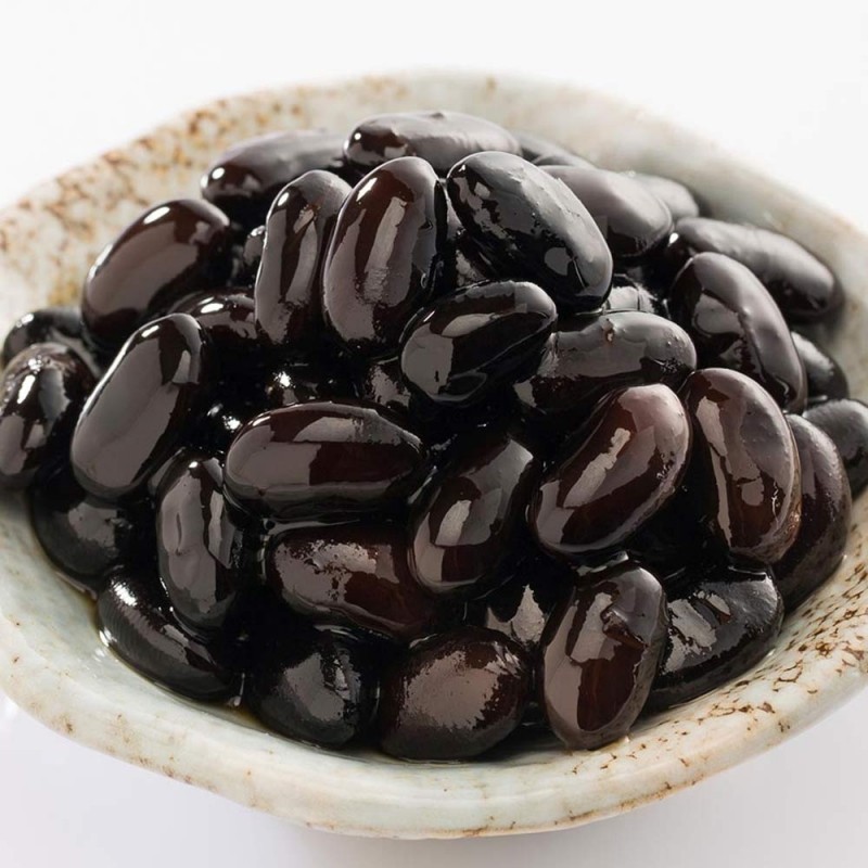 黑豆出口佃煮800g南光开袋即食料理甜点蜜豆黑豆