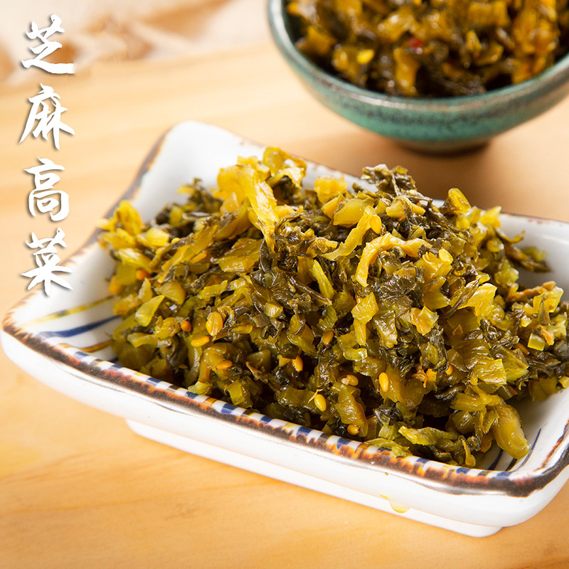 芝麻高菜1kg即食小菜日式料理食材拉面拌饭腌制