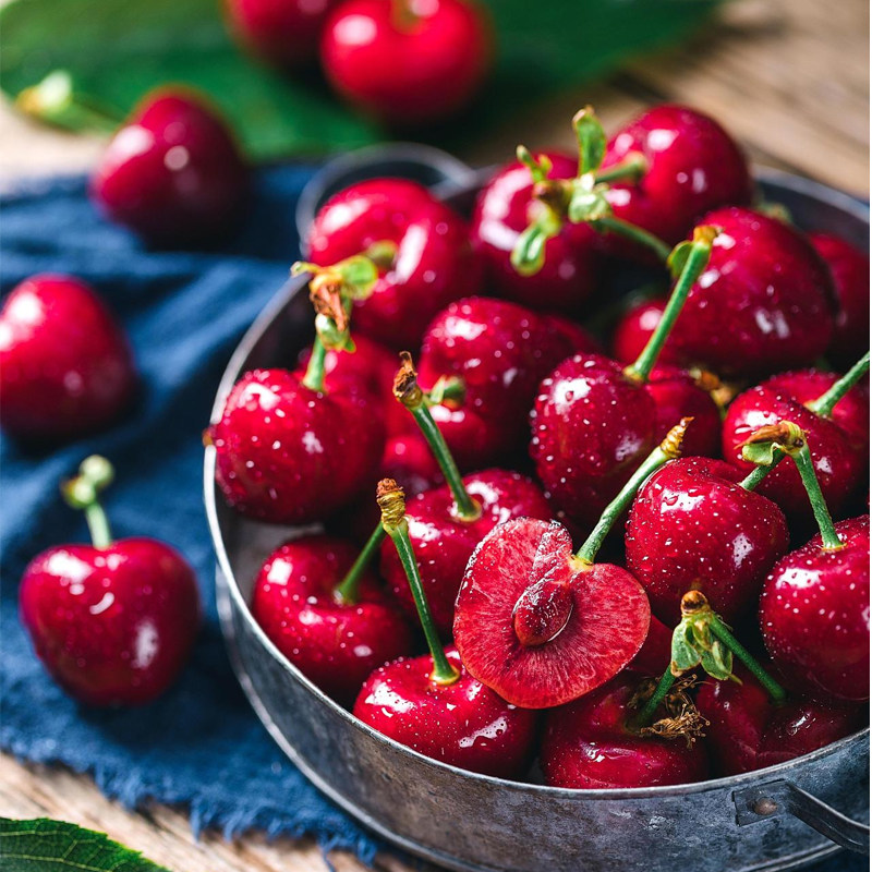 进口科麦酒渍樱桃水果罐头115kg黑红无枝无核蛋糕其它原料