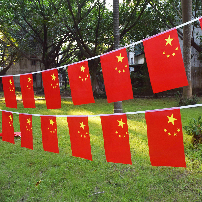 大号国旗串旗8号中国韩国串旗中韩吊旗挂旗各国小国旗彩旗跆拳道装饰