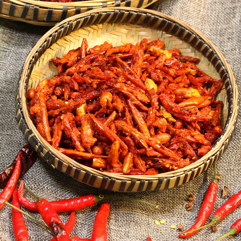 辣椒贵州玉宏瓶装228g脆皮油炸特产椒油香酥辣椒粉料