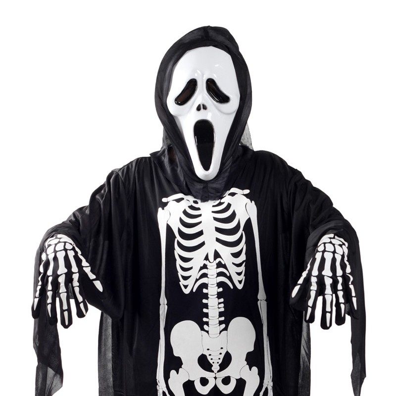 衣服化妆舞会僵尸万圣节服装成人男女骷髅骨架服饰
