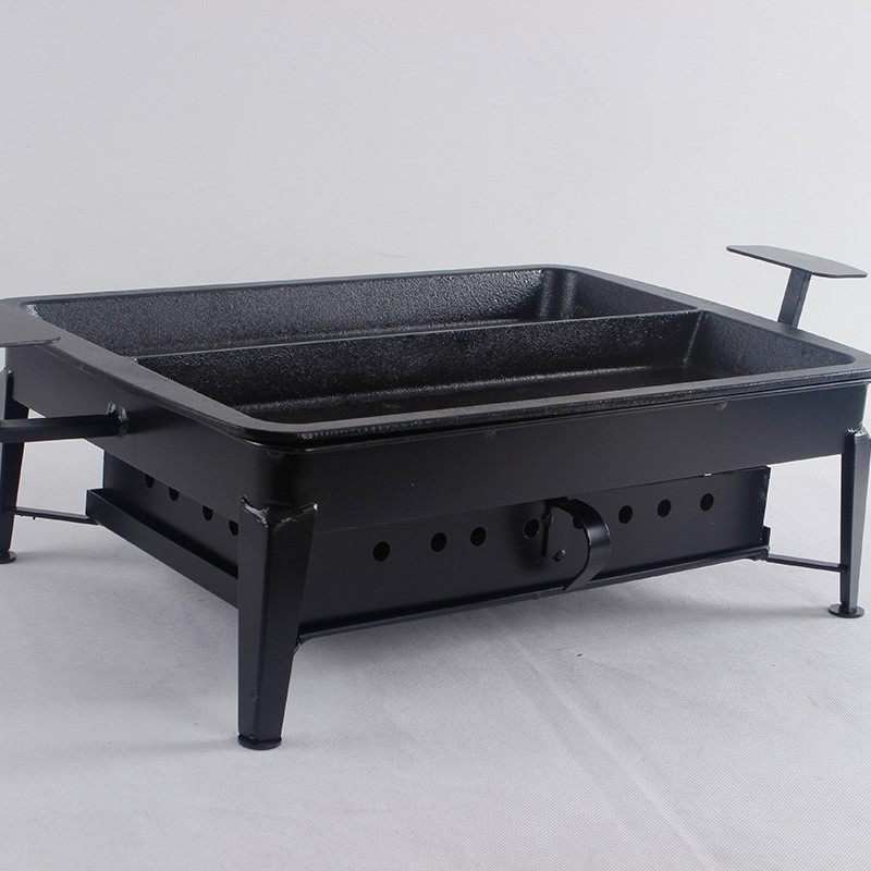 烤鱼铸铁诸葛烤鱼诸葛加厚鸳鸯鱼炉味鱼架子木炭烧烤炉