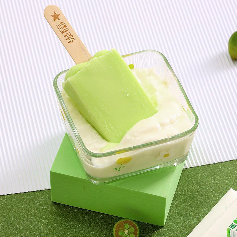 雪帝活酸原味青柠冰淇淋牛乳发酵酸奶冰激凌网红冰淇淋