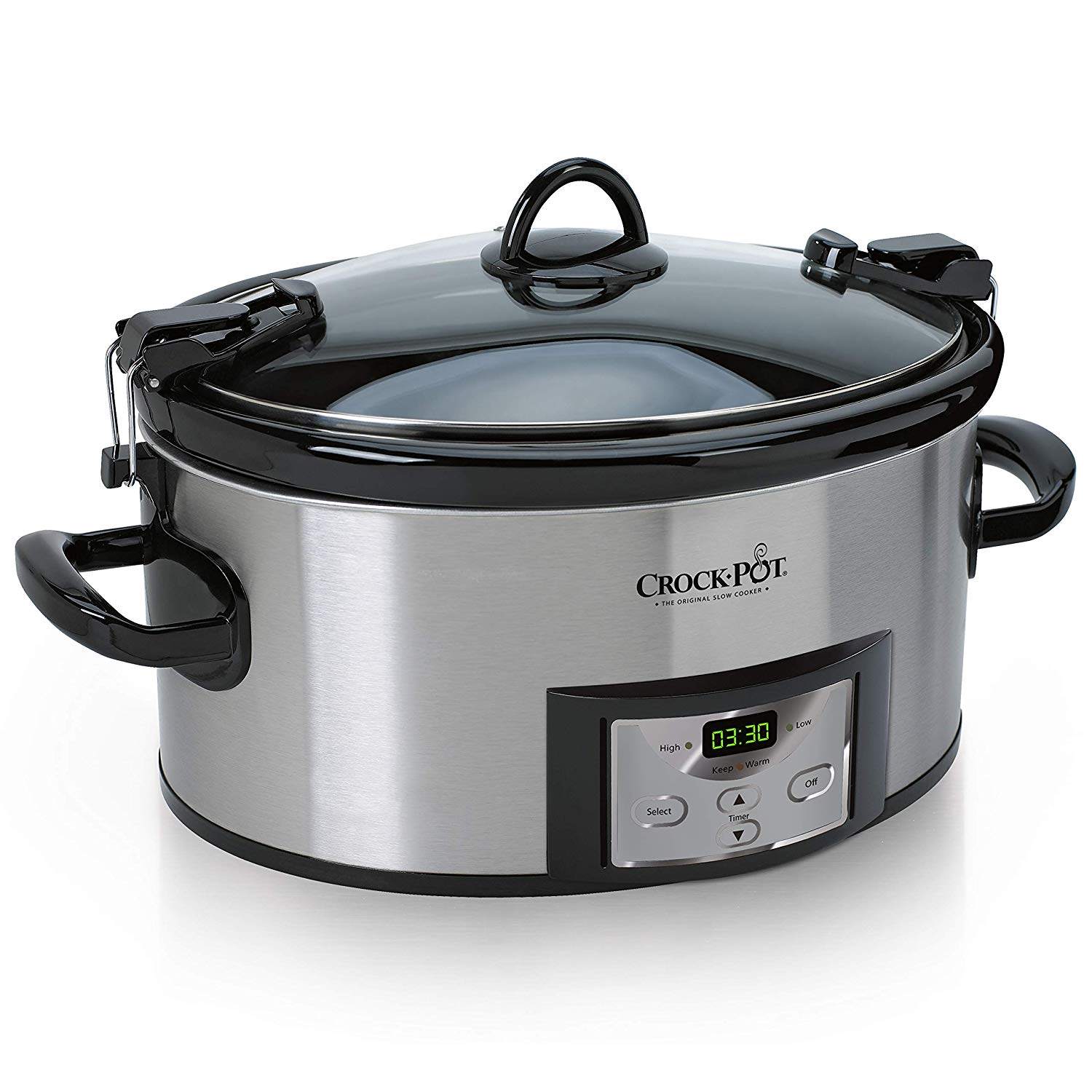 海外代购crockpot夸脱智能炖锅数码计时sccpvl610s电炖锅