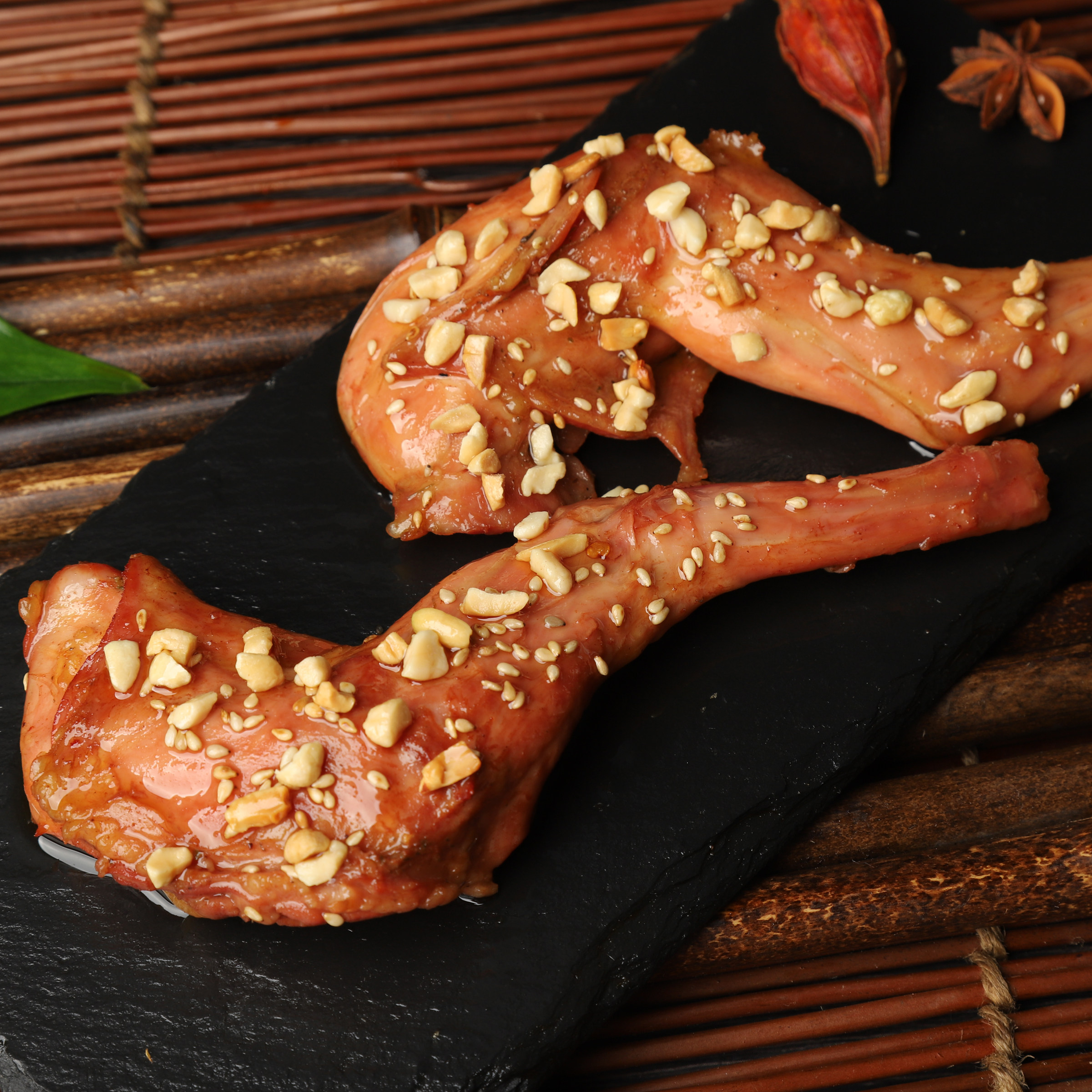 五五食坊五香兔腿140g2四川特产成都网红零食兔肉干