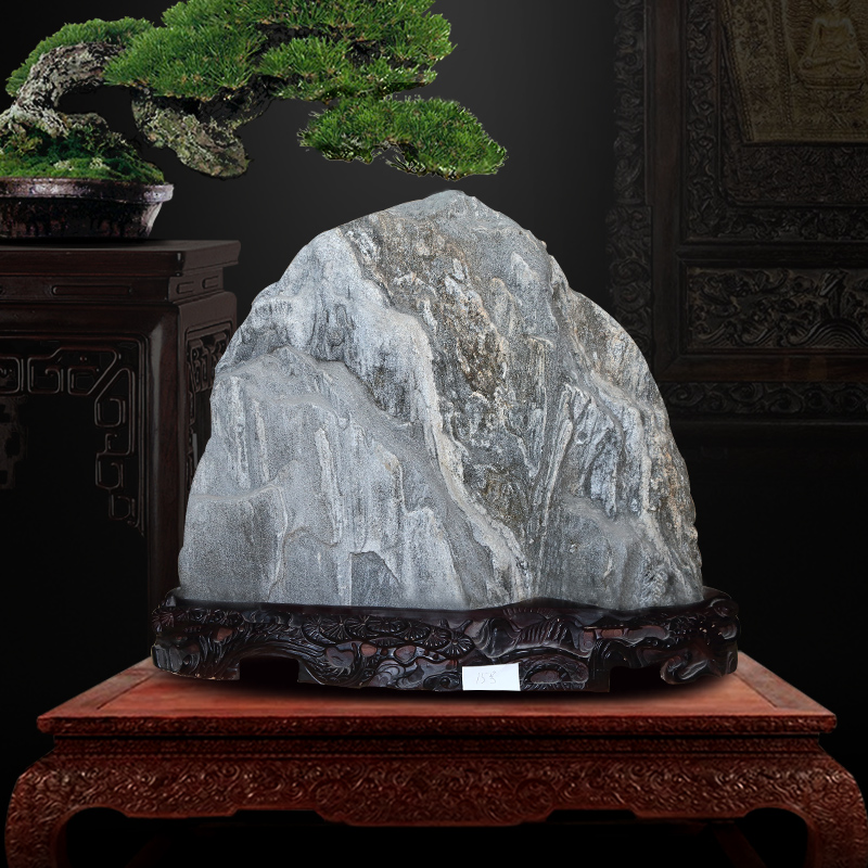 泰山石敢当过门招财进宝观赏石补角山风景观风水摆件摆件