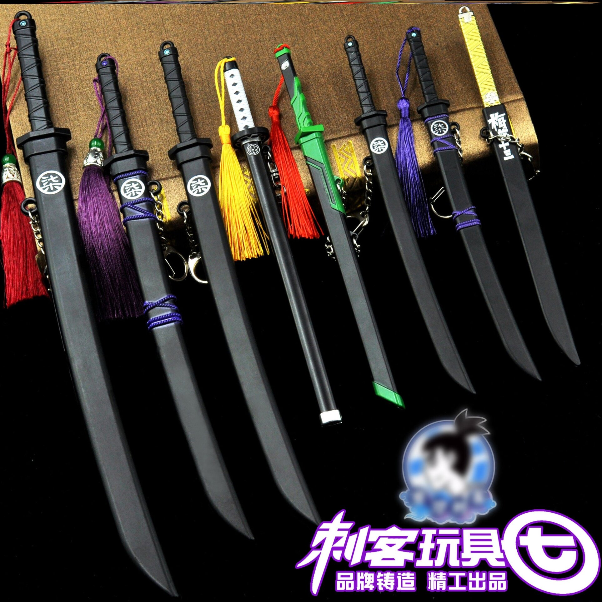 手办道具梅花十一暗影刺客六七儿童玩具令牌合金角色扮演类用品