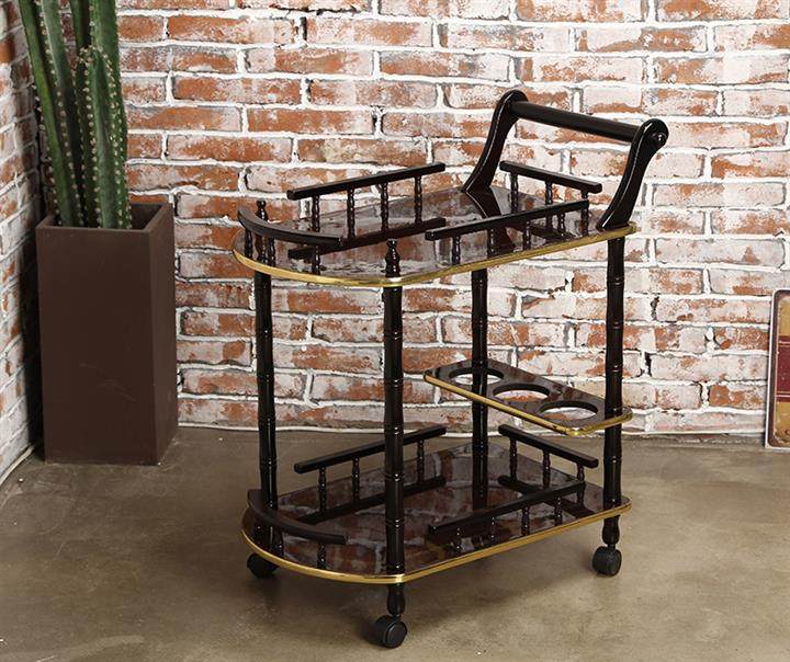 推车欧式高档蛋糕车送餐车小吃美食茶水红酒餐车