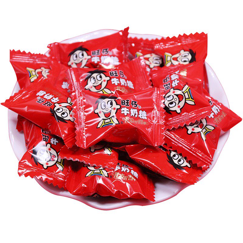 旺仔牛奶糖100g-1500g旺旺喜糖结婚婚庆糖果散装圣诞传统糖果