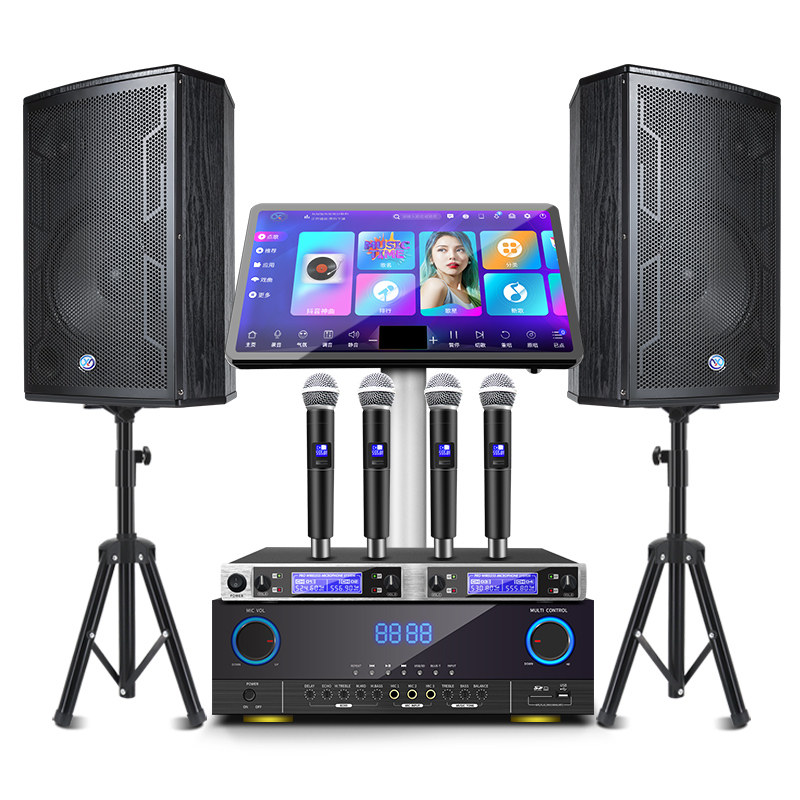 x8家庭ktv音响套装全套卡拉ok家用功放ktv