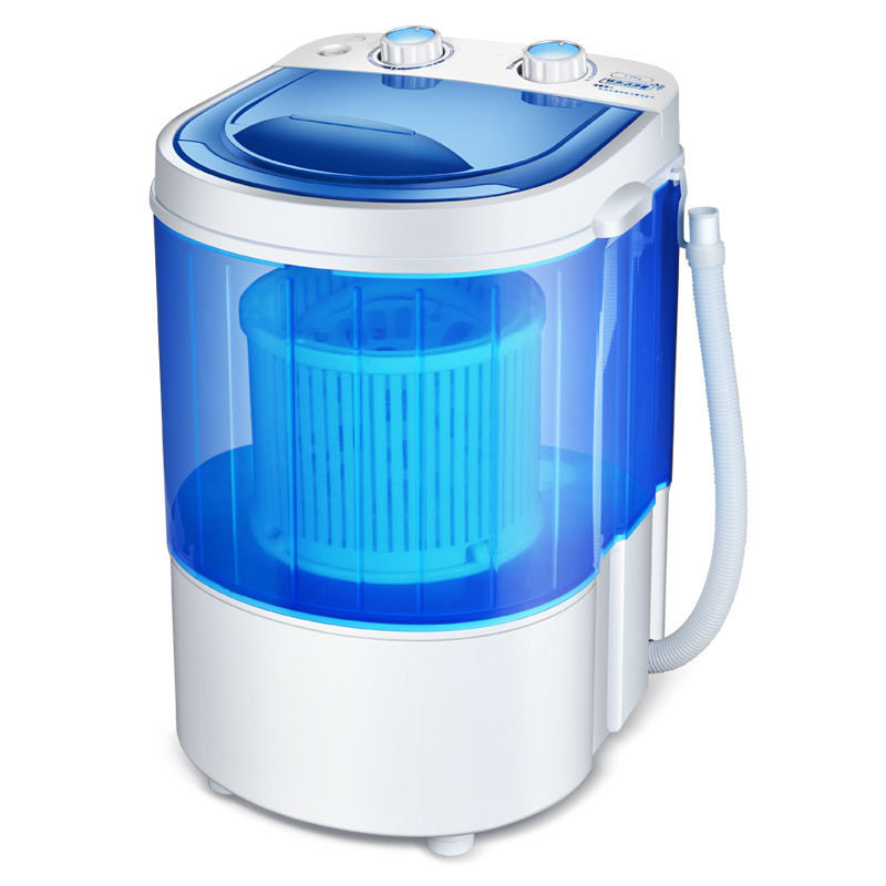 小型甩干洗衣机迷你脱水台式单人3-4-5-6公斤洗脱一体超声波清洗机