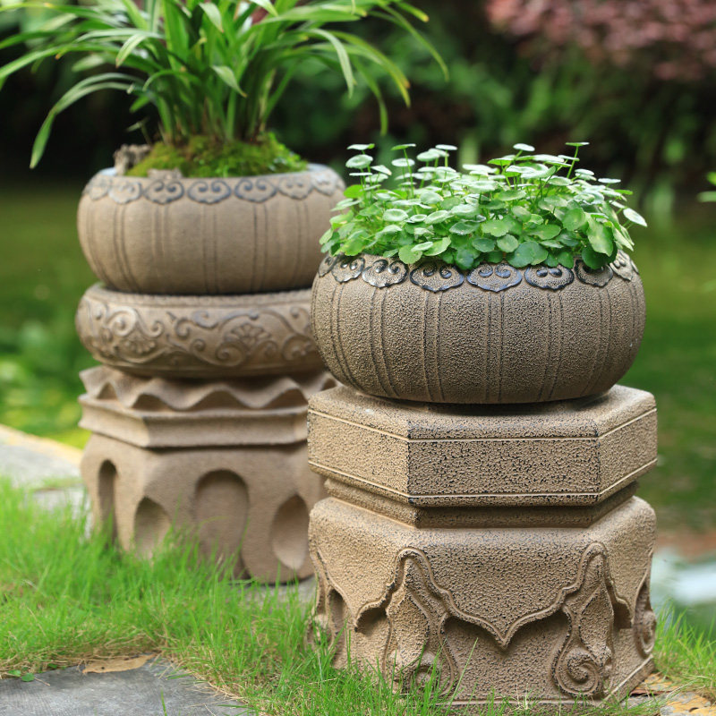 汉韵堂园林景观装饰摆件户外庭院园林石墩布置花园户外