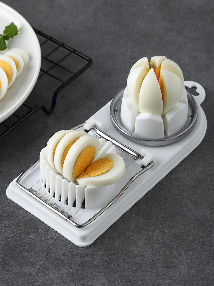 器切不锈钢花式切蛋松花蛋鸡蛋切片皮蛋神器家用切蛋器