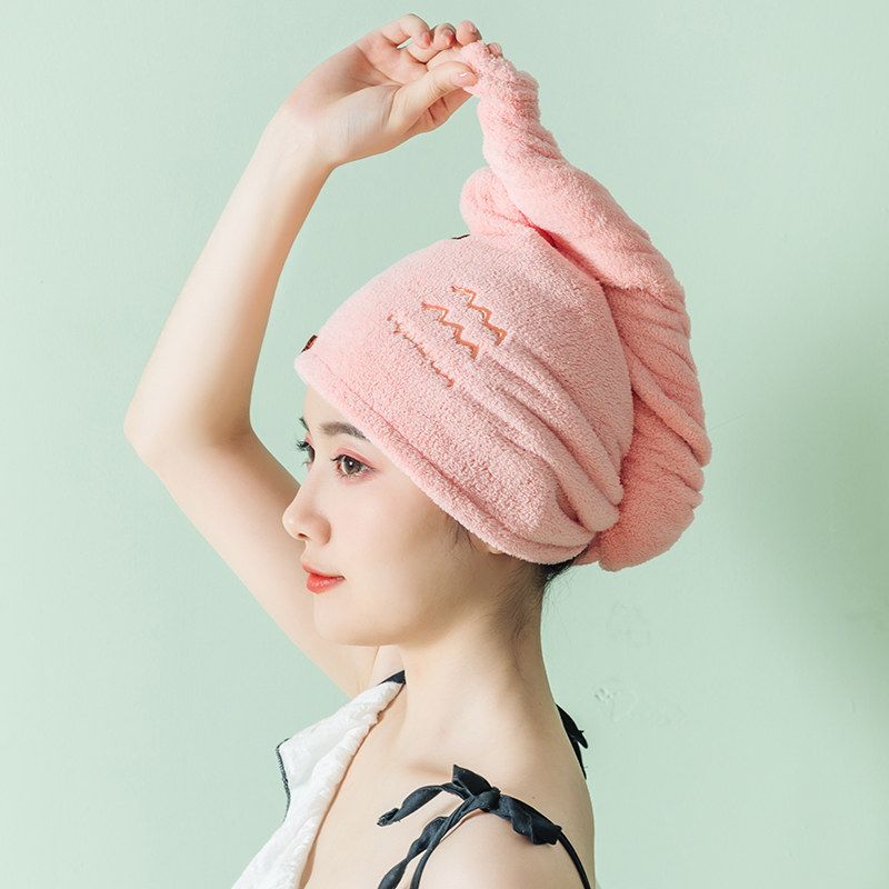浴帽帽速头巾包头巾韩国洗澡干洗防水干发可爱毛巾