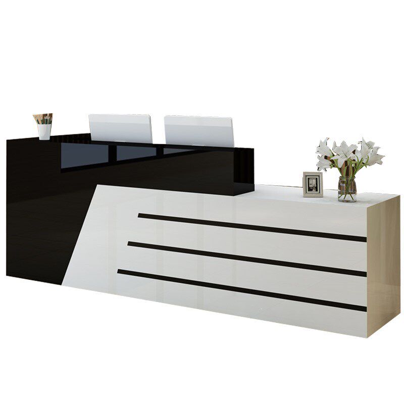 美容院理发店烤漆吧台转角收银台前台接待服装店收银台