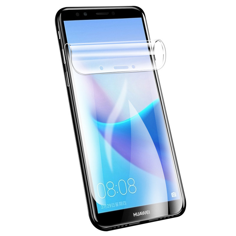 畅享全包屏幕防爆磨砂蓝光华为指纹边防fla-al10手机贴膜