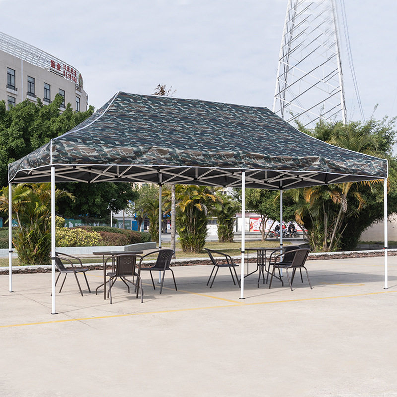 四脚摆摊布摆摊棚顶遮阳雨棚户外四角迷彩防雨模具钢