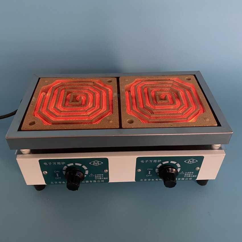电炉二联1000w万用实验室可调调温家用工业2kw实验电炉