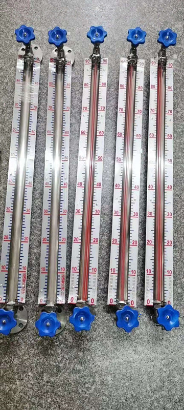 玻璃管刻度液位计水箱锅炉消防水池不锈钢法兰连接油位计/水位计
