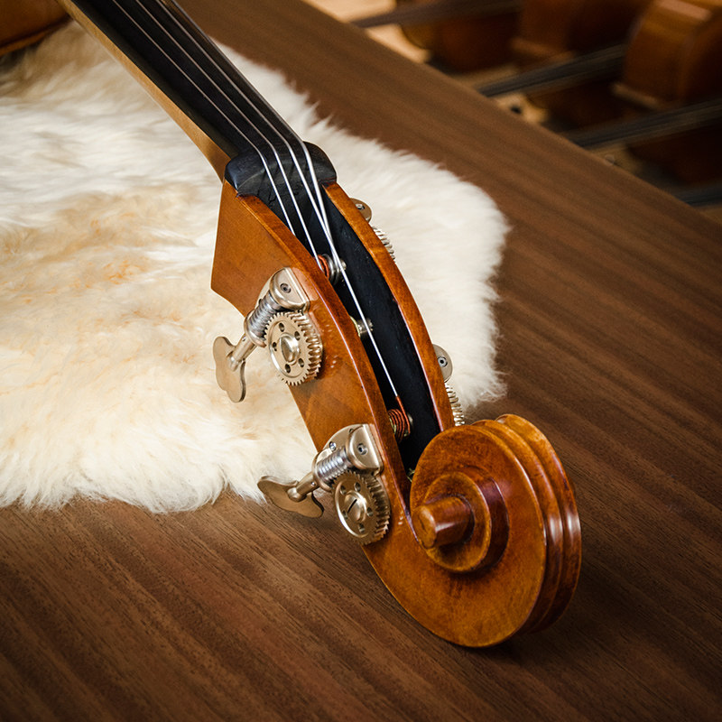 b800实木木欧手工成人专业演奏低音提琴大提琴低音提琴