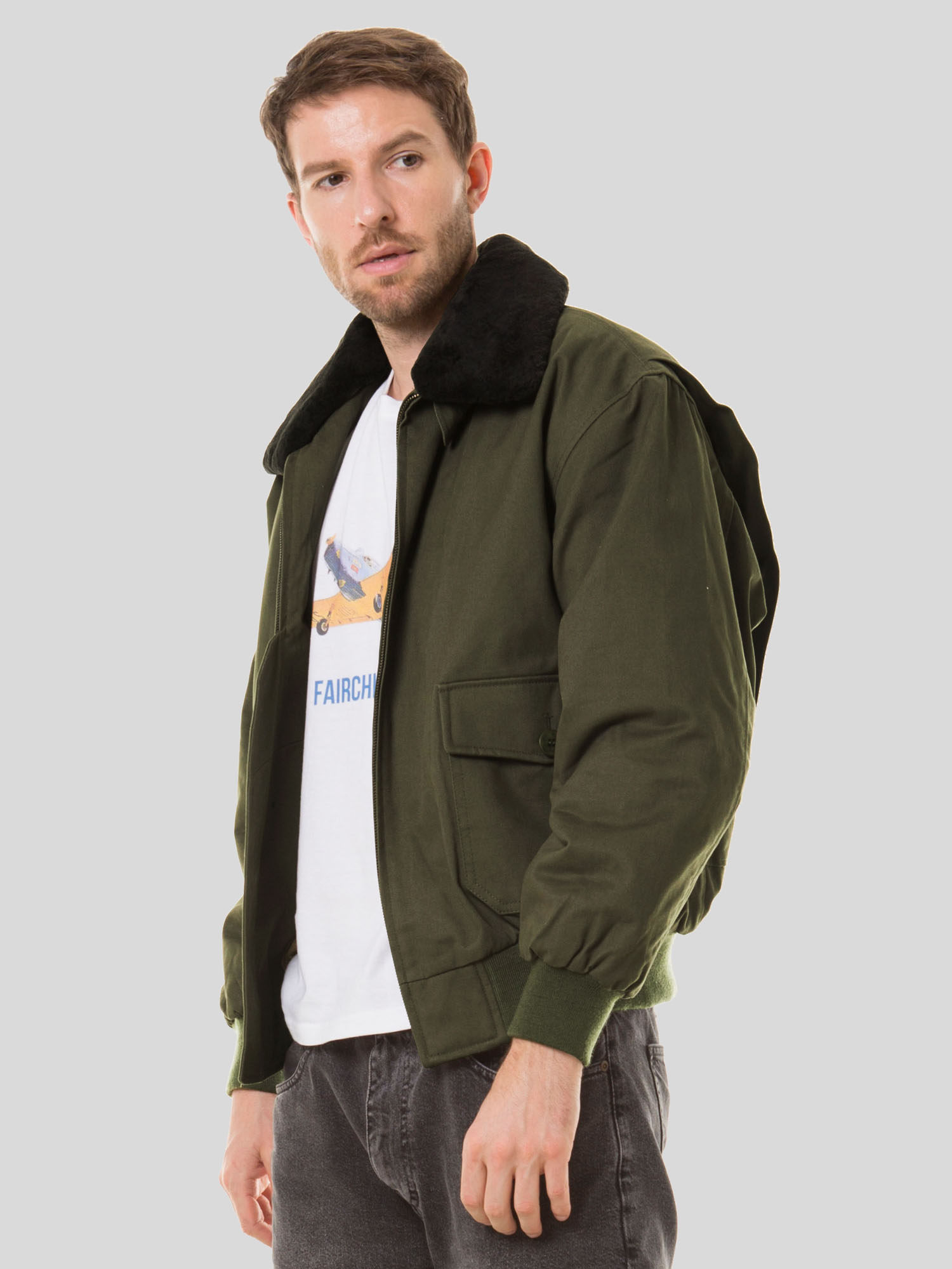 luxurylane飞行夹克男士二战经典g1夹克