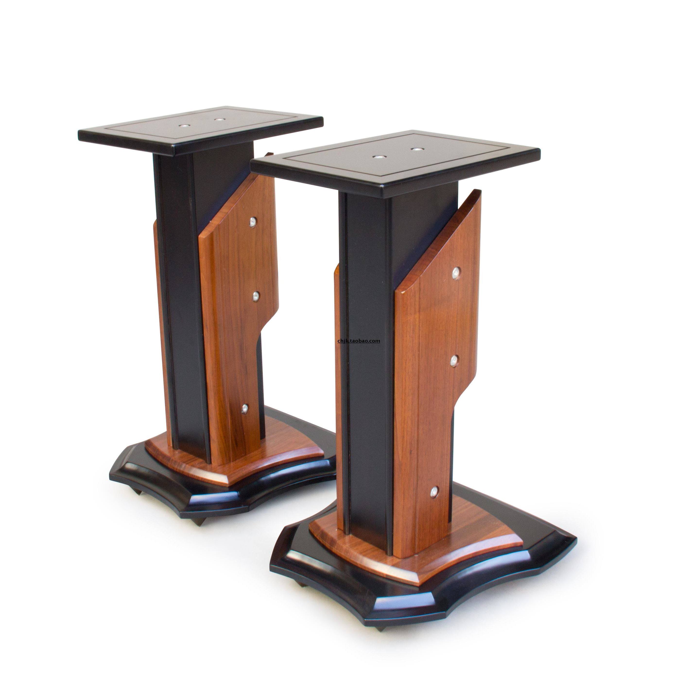 实木经典新款脚架新做功放音响书架音箱喇叭音响脚架