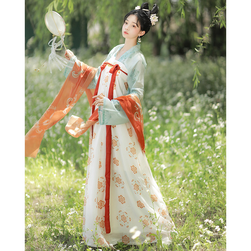 2021破裙古装国风中国原款复原齐胸新款品唐汉服