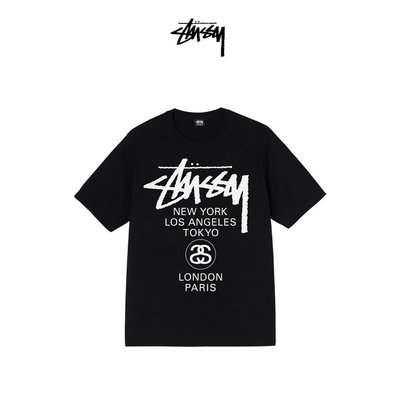 STUSSY斯图西 巡游系列字母印花短袖T恤春夏