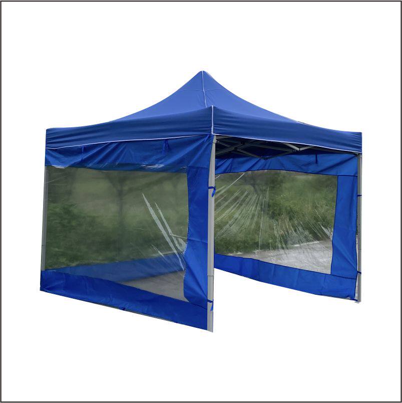 户外广告隔离透明折叠四脚救灾检测加厚帐篷开门遮阳篷