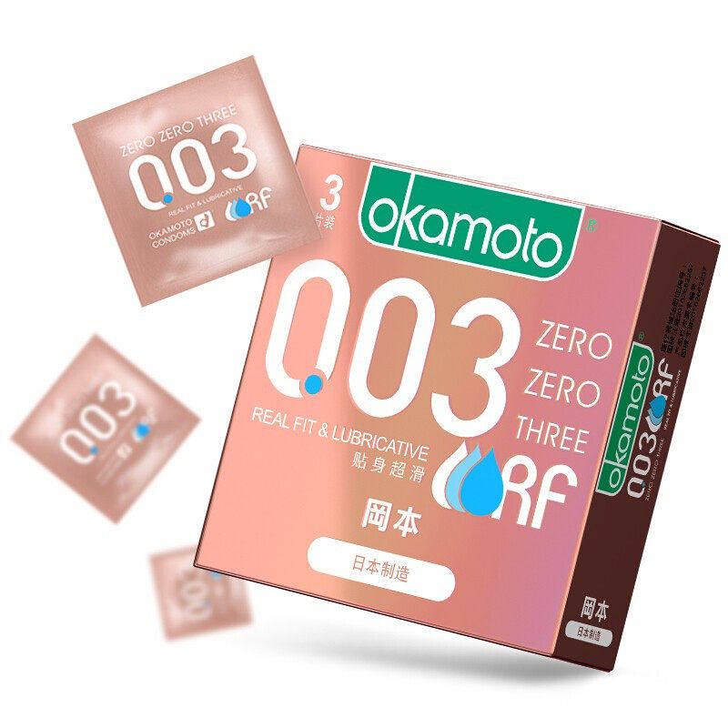 冈本避孕套贴身超滑3片装男女用贴合润滑超薄避孕套