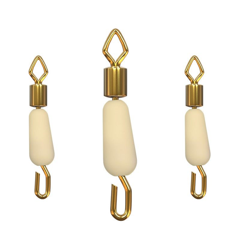 汉鼎防缠硅胶快速子线夹别针子线连接器8字环渔具用品y垂钓小配