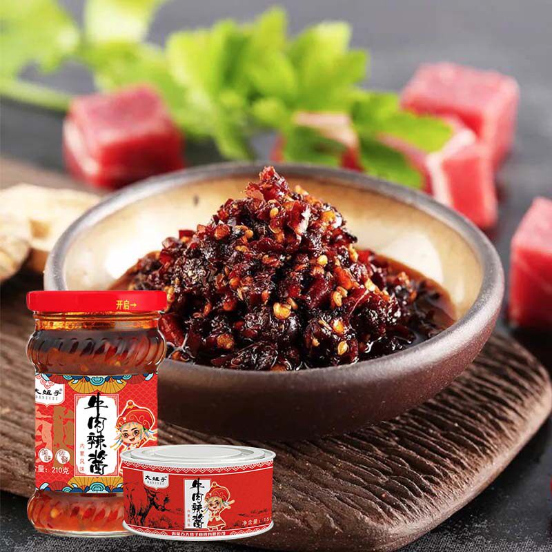 大妞大块下饭麻辣拌饭手工特产内蒙加工哥俩辣椒酱