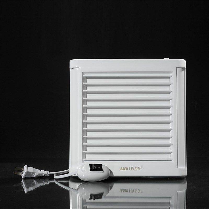 新特价百叶4e寸卫生间浴室排风扇壁式窗式带开关排气扇抽风机单向