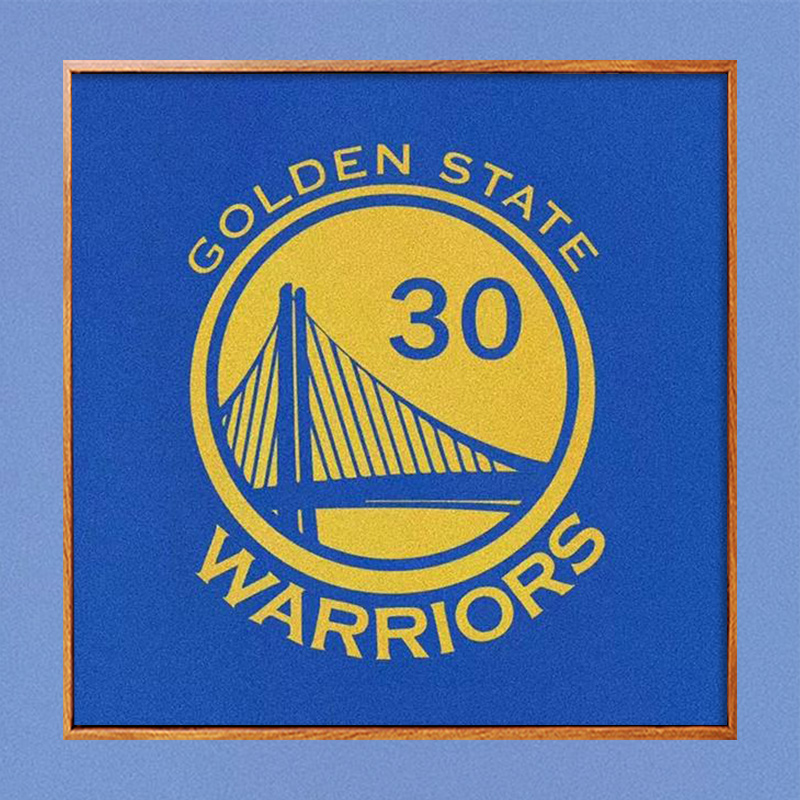 搏梦diy数字油画填充手工自绘勇士库里nba篮球diy