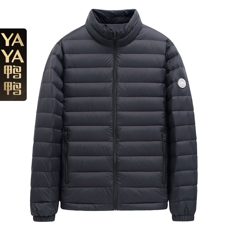 鸭鸭品牌男士轻薄羽绒服2021年新款正品大牌男款短款薄款冬季外套