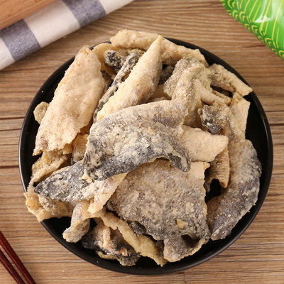 香港特产润志香脆鱼皮110g原味鱼片海鲜小吃即食鱼零食