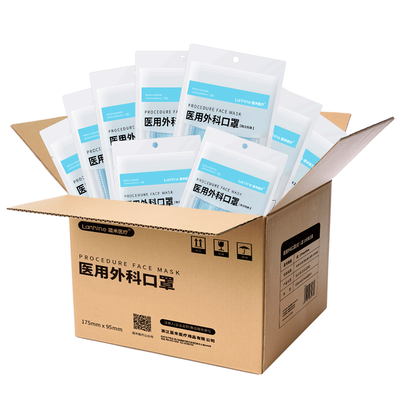 口罩医用外科一次性医疗三层正品正规防尘灭菌口罩器械