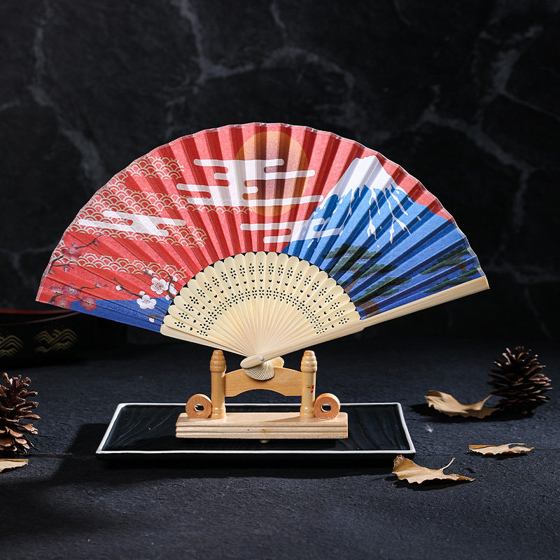 日本扇子折扇中国风工艺扇折叠扇日式和风装饰小摆件酒店刺身摆盘