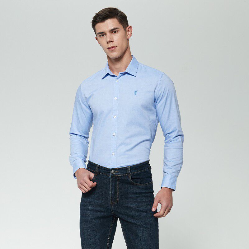 polosport长袖衬衫春季男士商场同款商务休闲上班衬衫