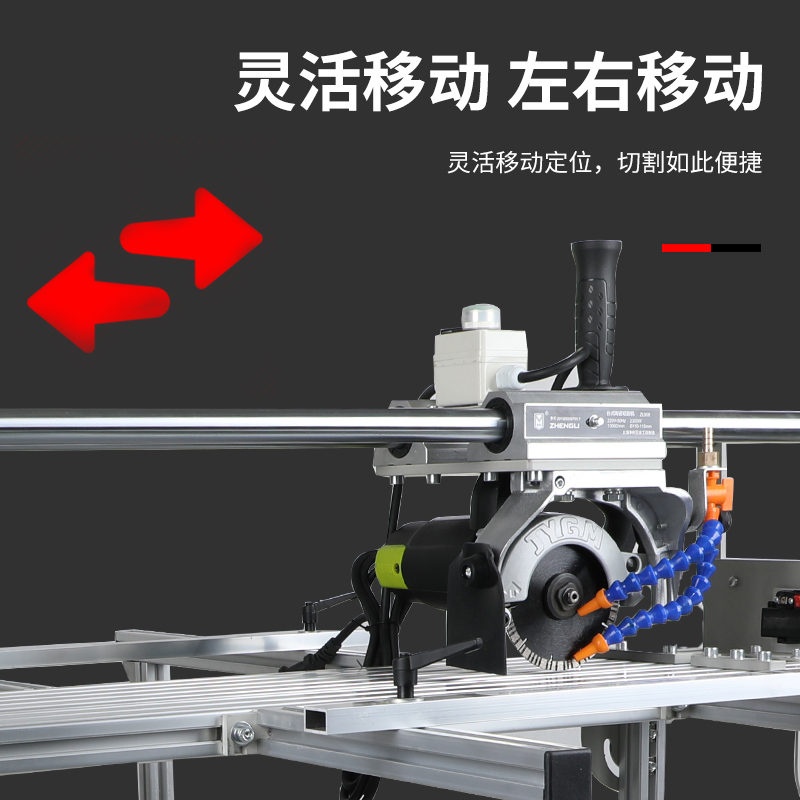 瓷砖电动台式切割机全自动大理石开槽磨边机倒角机小型切割机