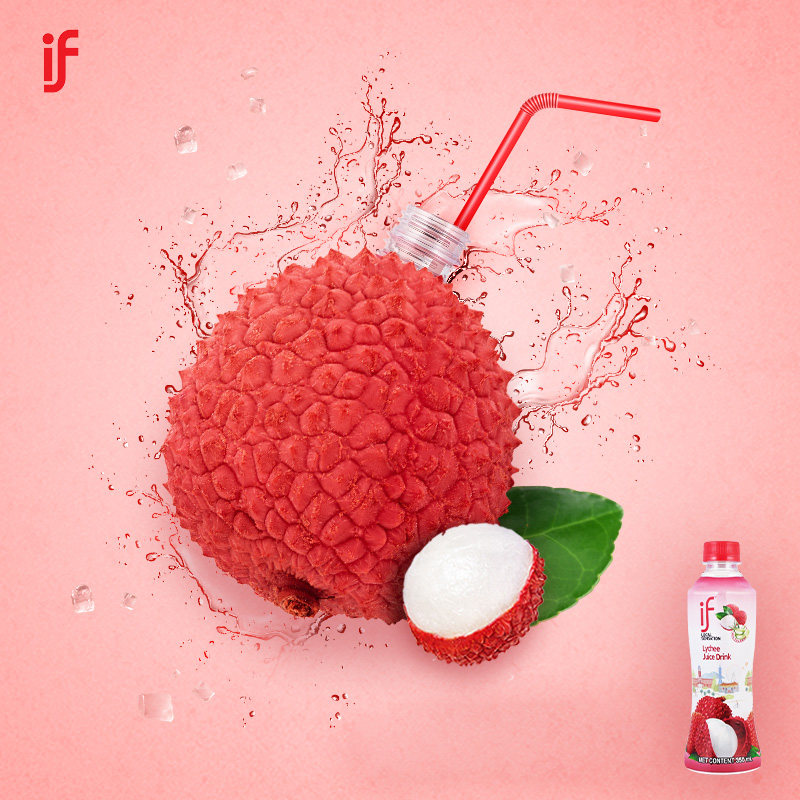 荔枝饮料350ml果肉预售芦荟if泰国半箱浓缩果蔬汁