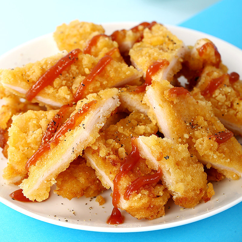 炸鸡伊味1000g大鸡排鸡冷冻半成品脆皮裹粉油炸鸡胸