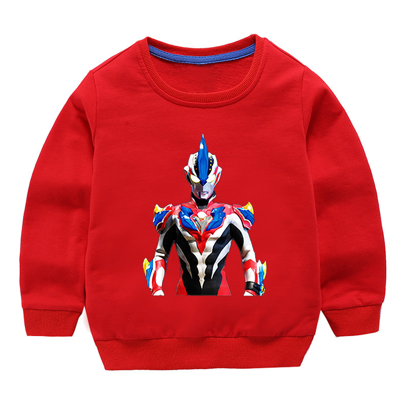 银河维克特利奥特曼儿童秋款纯棉上衣男孩运动卫衣