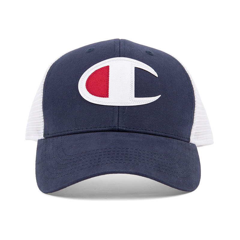 champion冠军男女新款经典标志志大网眼棒球帽弯沿运动帽