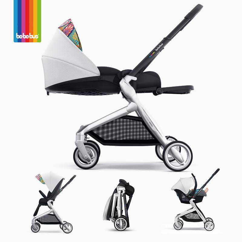 bebebus蛋壳婴儿推车可坐可躺折叠双向轻便高景观学步车
