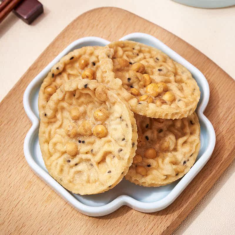 虔汇江西特产零食小吃月亮粑豆巴子赣州花生巴赣南客家豆饼锅巴