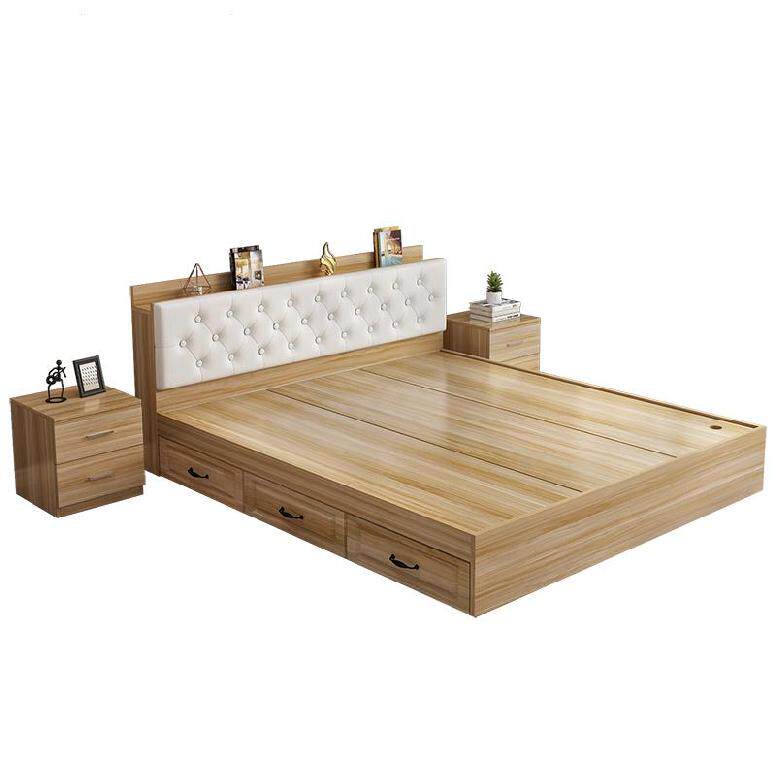 儿童童床低箱家私榻榻米板式双人床次卧耐用单人床板式床