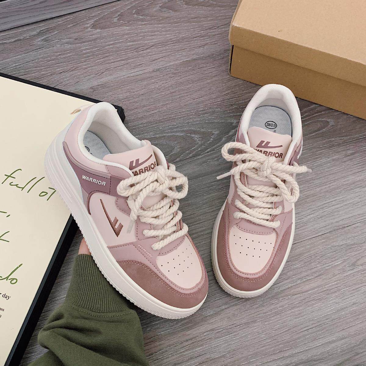 回力厚底板鞋女秋冬chic港风鞋子2022新款爆款复古小众百搭小白鞋