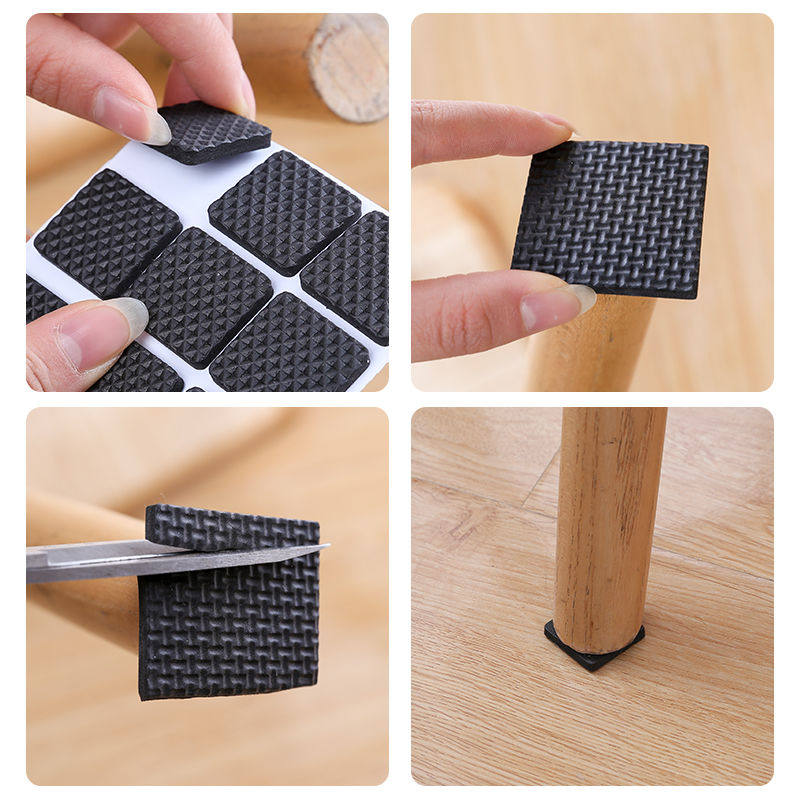 沙发脚防滑垫桌脚硅胶茶几家具床腿固定器桌腿静音桌角床脚防滑贴